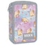 Plumier doble con relleno Capibara Pastel corazones DERFORM