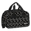 Bolso deporte y fin de semana negro con topos DERFORM