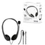 Auricular con micrófono PC control volumen y jack 3.5 mm negro VINI Trading