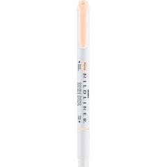 Rotulador Zebra Mildliner Doble Punta Neutral Crema | Zebra Pen | Pack 10 Unidades