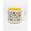 Taza Ceramica Insectos y Mariposas 430 ML