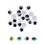 Ojos redondos adhesivos 10 mm negro PRODUCTOS SMART pack 50 unidades