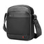 BANDOLERA NEGRA CON CREMALLERA Y BOLSILLO FRONTAL | ARCTIC HUNTER