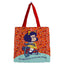 BOLSA ALGODON MAFALDA PEQUEÑA NARANJA PUNTITOS | PREMIUM PAPER