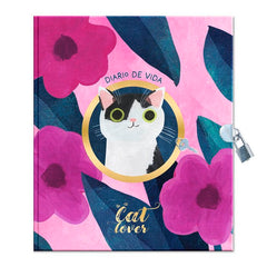 DIARIO PLANET CAT CON CANDADO | 1 UNIDADES | (PREMIUM PAPER)
