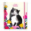 Libreta Tapa Dura A5 con Espiral Planet Cat Premium Paper