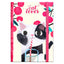 Libreta Tapa Dura Mediana A6 Planet Cat Marca Premium Paper