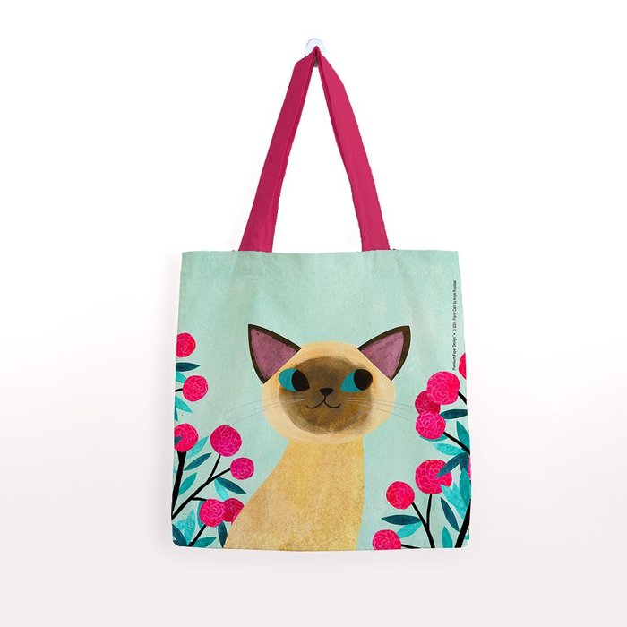 BOLSA ALGODON PLANET CAT MEDIANA - 2 OJOS | PREMIUM PAPER