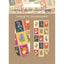 Marcapáginas magnéticos Sellos Florales, pack 6 unidades