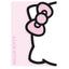 Cuaderno A5 Hello Kitty con imán Mooving