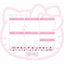 Organizador planner semanal Hello Kitty