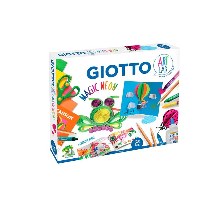 SET GIOTTO ART LAB MAGIC NEON | GIOTTO | 1 UNIDAD | 8000825050916