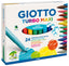 Rotulador Giotto Turbo Maxi Grueso 24 Colores Surtidos | Fila | Pack 1 Unidades