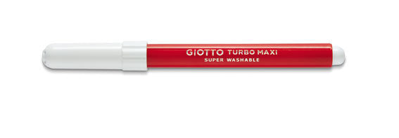Rotulador Giotto Turbo Maxi Rojo C/12 | Giotto | Pack 12 Unidades