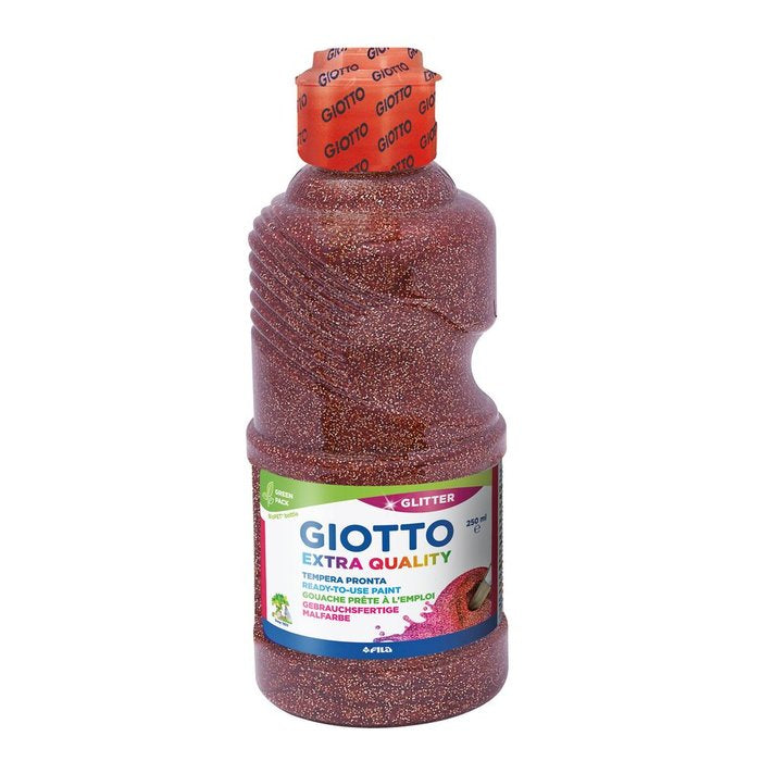TEMPERA GIOTTO 250ML GLITTER BRONCE | 1 UNIDADES | (GIOTTO)