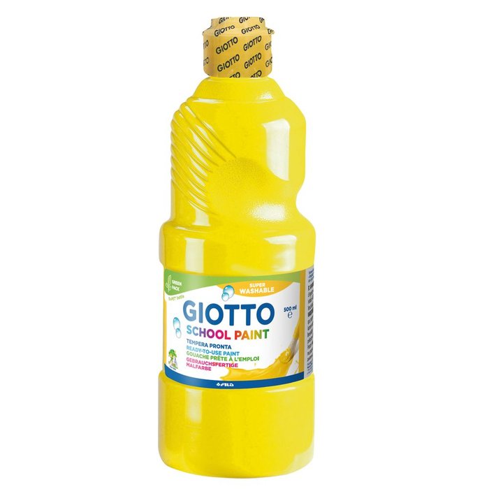 TEMPERA ESCOLAR GIOTTO 500ML AMARILLO | 1 UNIDADES | (GIOTTO)