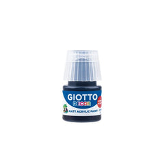TEMPERA ACRILICA GIOTTO DECOR 25 ML NEGRO CAJA 6 UD | 6 UNIDADES | (GIOTTO)