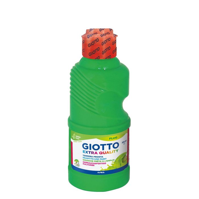 TEMPERA GIOTTO 250ML FLUOR VERDE | 1 UNIDADES | (GIOTTO)