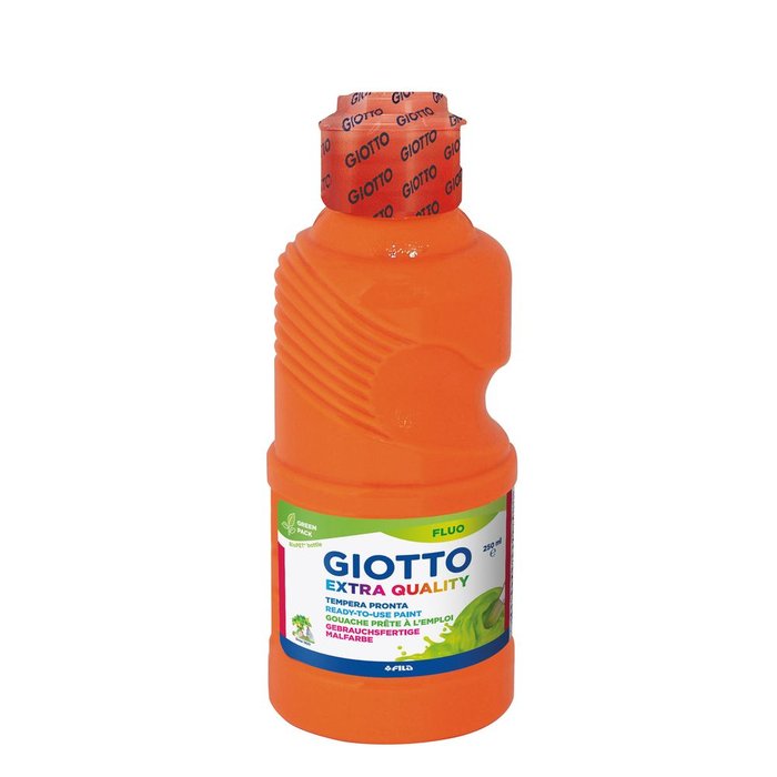 TEMPERA GIOTTO 250ML FLUOR NARANJA | 1 UNIDADES | (GIOTTO)