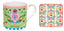 Set Taza Posavasos 300 ML Spring Folk Marca Easy Life Caja Regalo
