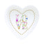 Cuenco de Porcelana Forma de Corazón Ø 15 cm en Caja Regalo EASY LIFE