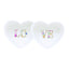 Bol Porcelana 2 Cuencos Corazón de 20x9,5 cm Caja Regalo Marca Easy Life