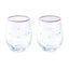 JUEGO 2 VASOS CRISTAL 500 ML CON CORAZONES EN CAJA REGALO | EASY LIFE | 1 UNIDAD | 8001544168586