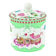 TARRO TREN NAVIDEÑO Ø 10,5 X 13 CM EN CAJA REGALO | EASY LIFE | 1 UNIDAD | 8001544174426