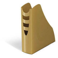 REVISTERO ARCHIVADOR VINTAGE CARAME COLOR OCRE | 10 UNIDADES | (ARDA)