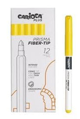 Rotulador Carioca Plus Prisma 05 Amarillo | Universal Española S,A, | Pack 12 Unidades