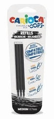 RECAMBIO BOLIGRAFO BORRABLE OOPS NEGRO BLISTER 3 UDS | 1 UNIDADES | (UNIVERSAL ESPAÑOLA S,A,)