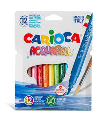 Rotulador Carioca Acquarell 12 Colores Surtidos | Universal Española S,A, | Pack 1 Unidades