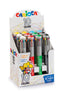 Expositor 12 Bolígrafos de 10 Colores Automático CARIOCA