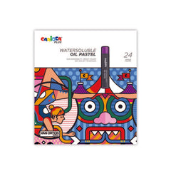 CERA PASTEL AL OLEO CARIOCA PLUS 24 COLORES SURTIDOS | 1 UNIDADES | (UNIVERSAL ESPAÑOLA S,A,)