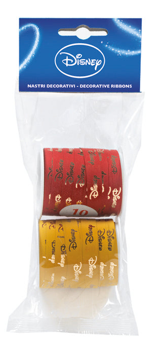 CINTA REGALO DISNEY 10MMX10MT SURTIDOS 2 BOBINAS | SADOCH | 1 UNIDAD | 8006715263664