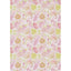 Bobina papel regalo 62 cm Sadoch flores blanco