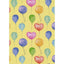 Bobina papel regalo 31 cm globos amarillos Sadoch