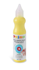PINTURA PARA VIDRIO 75 ML AMARILLO | 6 UNIDADES | (PRIMO)