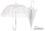PARAGUAS LARGO MUJER 61/8 AUT TRANSPARENTE POE | PERLETTI | 1 UNIDAD | 8015831120638