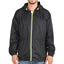 CHUBASQUERO HOMBRE NEGRO DETALLES REFLECTANTES T, L | PERLETTI | 1 UNIDAD | 8015831142418