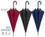 PARAGUAS MUJER 61/8 AUT, COLORES SOLIDOS OSCUROS | PERLETTI | 1 UNIDAD | 8015831264349