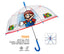 PARAGUAS INFANTIL 45/8 AUT TRANSPARENTE CUPULA SUPER MARIO | PERLETTI | 1 UNIDAD | 8015831750644