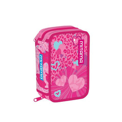 PLUMIER TRIPLE CORAZONES ROSAS | MITAMA