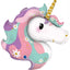 Globo unicornio hippie 81 cm Graboo Balloons