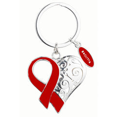 LLAVERO CORAZON LAZO ROJA | BAGUTTA | 1 UNIDAD | 8050999810342