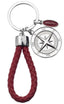 LLAVERO MARINER CON ROSA DE LOS VIENTOS Y CORDON ROJO | BAGUTTA | 1 UNIDAD | 8050999818294