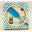 Set Pluma Angel Niquel Turquesa y Tinta Caja Decorada Rubinato