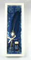 Set Pluma Camafeo y Tinta Azul Rubinato