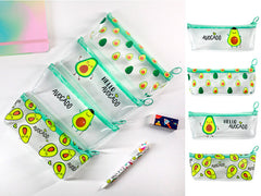 ESTUCHE PORTATODO TRANSPARENTE HELLO AGUACATE MOD SURTIDOS | ITOTAL