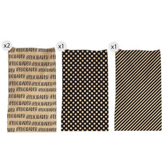 JUEGO DE 4 SOBRES DE REGALO 25X40 CRAFT | DCASA | ENVASE 10 UDS. UNIDAD | 8410000176094